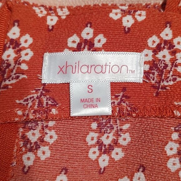 Xhilaration Boho Printed Spaghetti Strap Romper Small - Picture 4 of 5